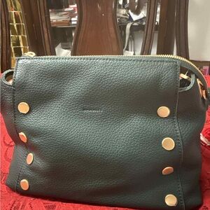 Hammitt Bryant Green Grove Satchel with Gold Accents